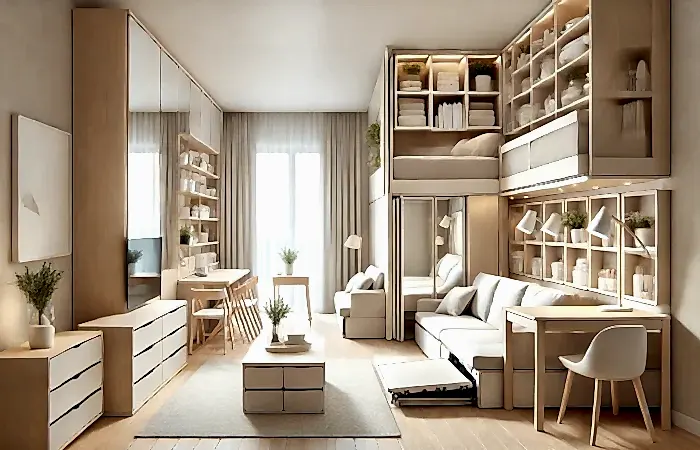 Metrekare Önemli Değil Akıllı Mobilyalarla Geniş Yaşam Alanları 2