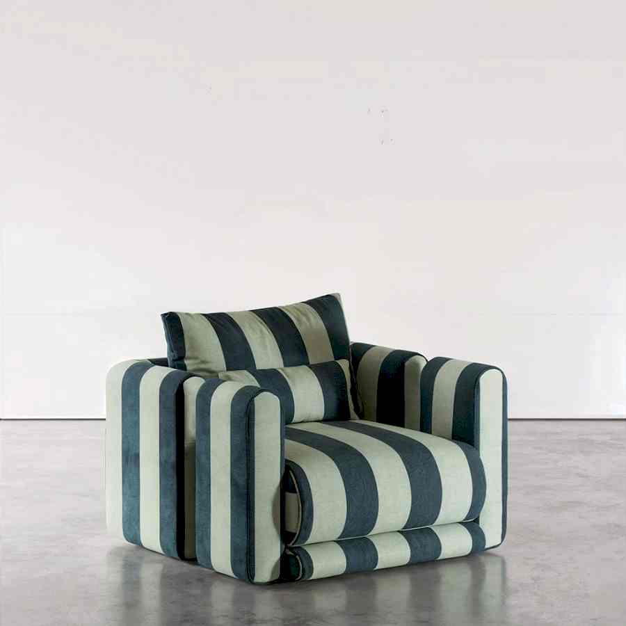 Kanz Yeşil Çizgili Berjer